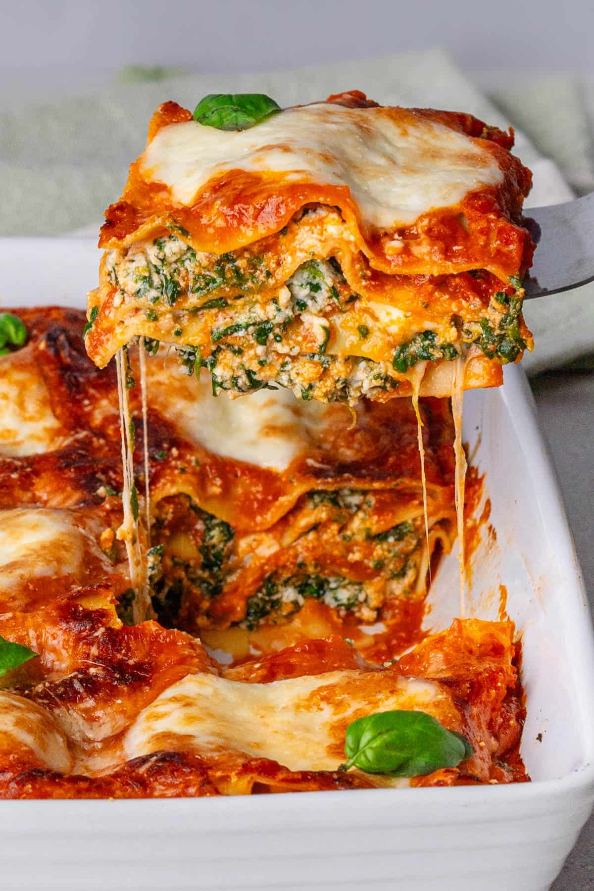 Spinach Ricotta Lasagna
