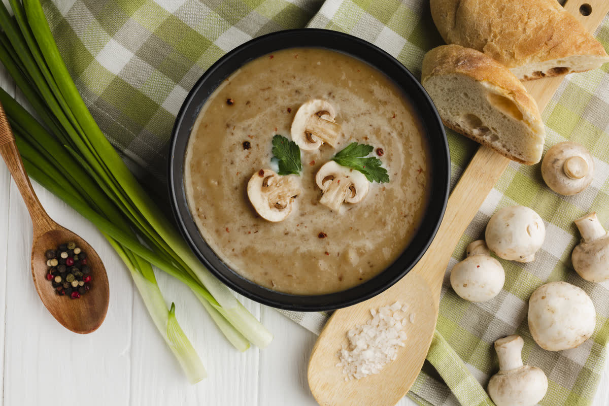 Mushroom Barley Soup (1L)