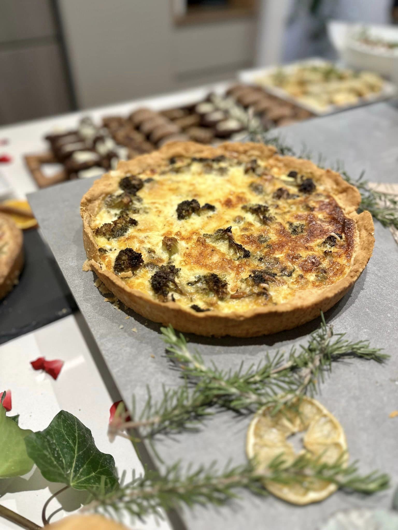 Broccoli Cheese Quiche