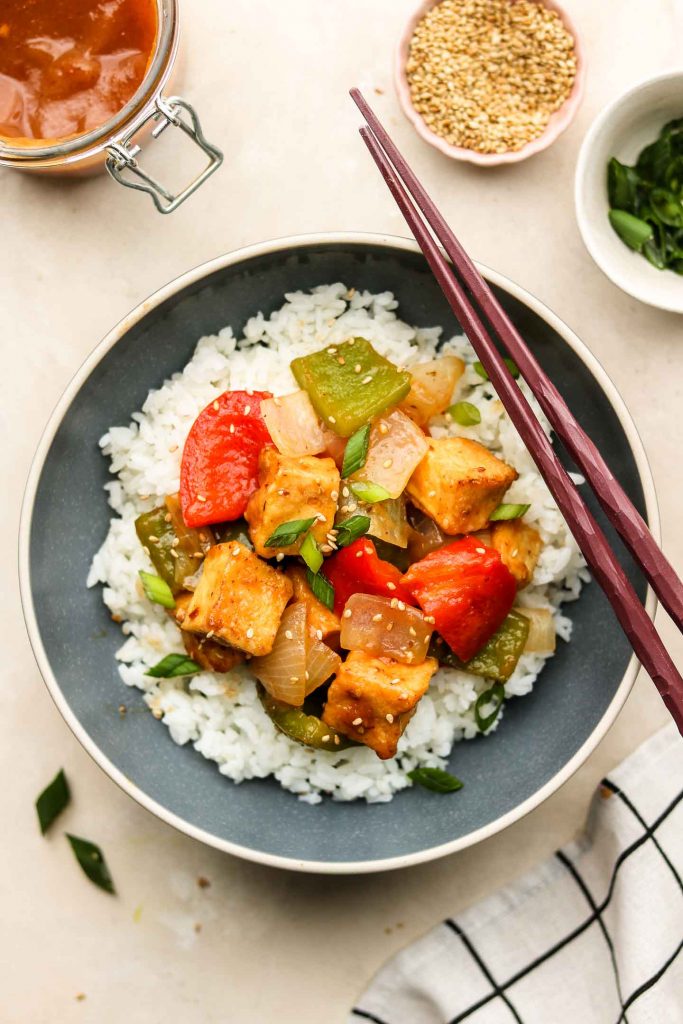 Sweet & Sour Tofu Stir Fry