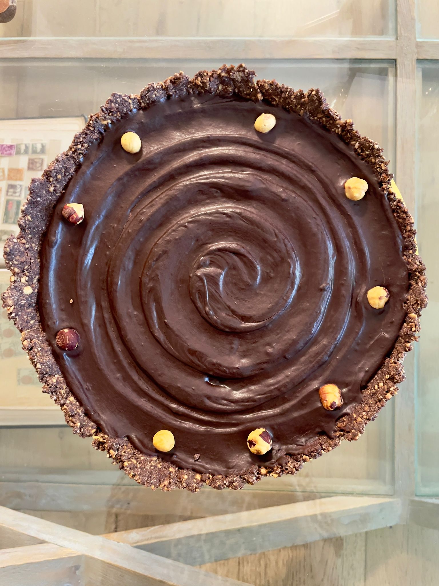 Ferrero Rocher Chocolate Tart